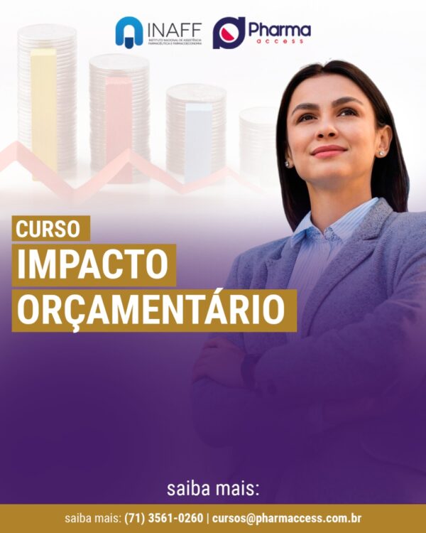 INSCRIÇÃO PARA CURSO IMPACTO ORÇAMENTÁRIO